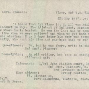 Soldier packet page