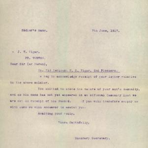 Soldier packet page