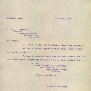 Soldier packet page