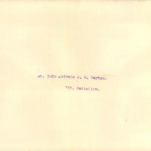 Soldier packet page