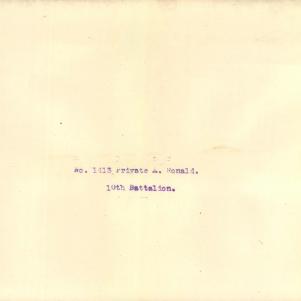 Soldier packet page