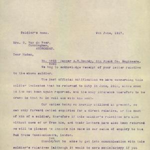 Soldier packet page