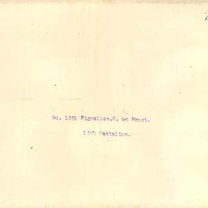 Soldier packet page