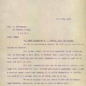 Soldier packet page