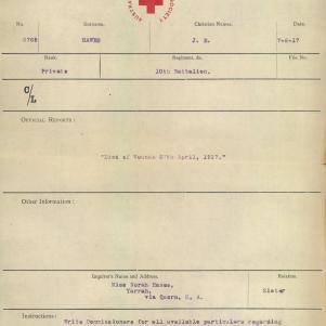 Soldier packet page