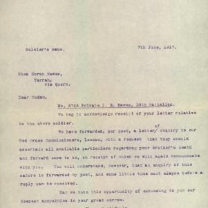 Soldier packet page