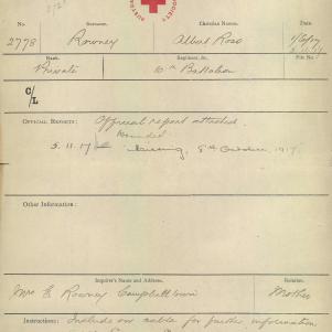 Soldier packet page