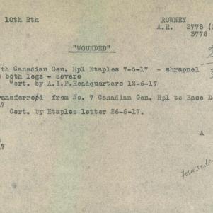 Soldier packet page