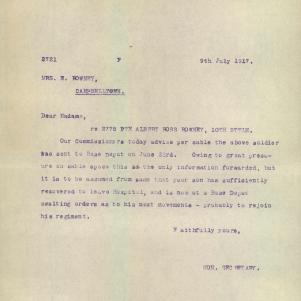 Soldier packet page