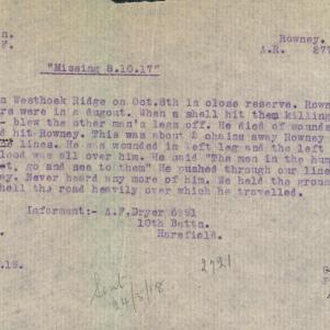 Soldier packet page