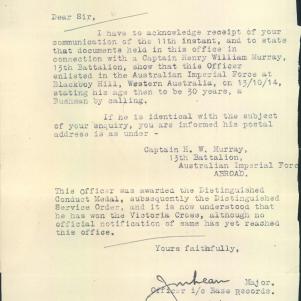 Soldier packet page