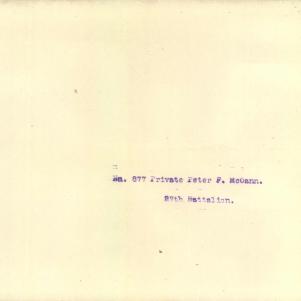 Soldier packet page