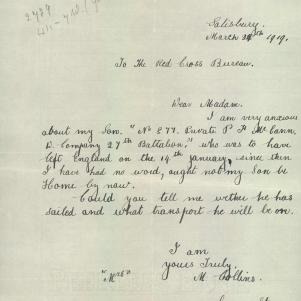 Soldier packet page