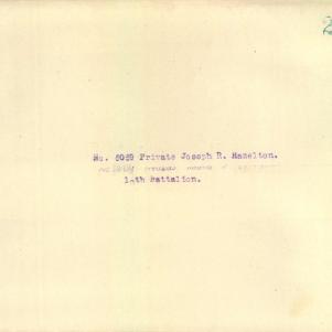 Soldier packet page