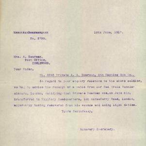 Soldier packet page