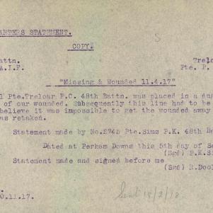 Soldier packet page