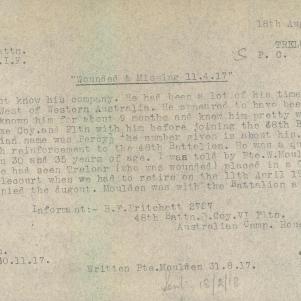 Soldier packet page