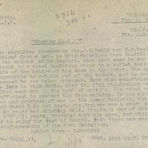 Soldier packet page