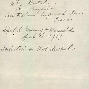 Soldier packet page