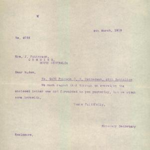 Soldier packet page