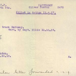 Soldier packet page