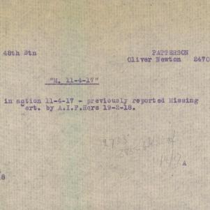 Soldier packet page