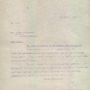 Soldier packet page