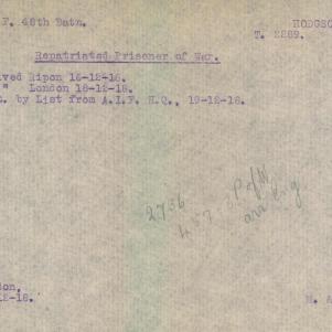 Soldier packet page
