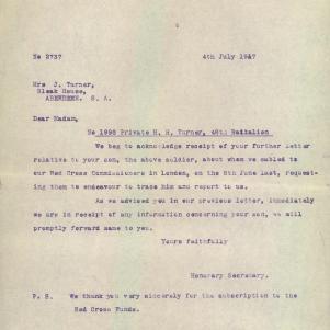 Soldier packet page