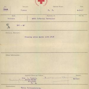 Soldier packet page