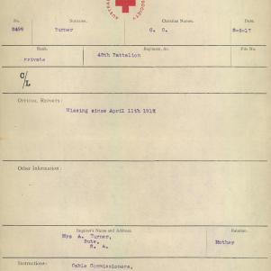 Soldier packet page