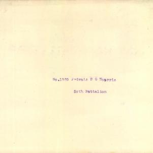 Soldier packet page