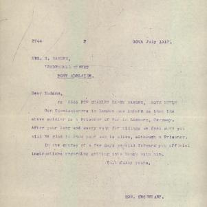 Soldier packet page
