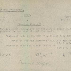 Soldier packet page