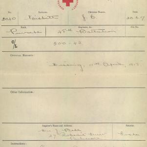 Soldier packet page