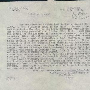 Soldier packet page
