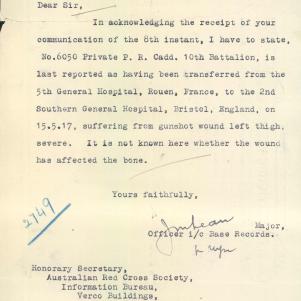 Soldier packet page