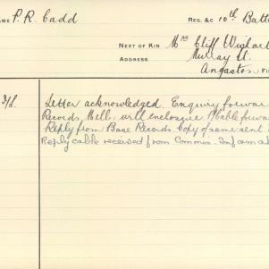 Soldier packet page