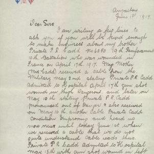 Soldier packet page