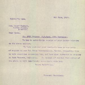 Soldier packet page