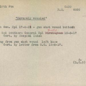 Soldier packet page
