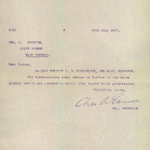Soldier packet page