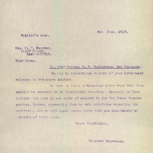 Soldier packet page