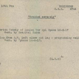 Soldier packet page