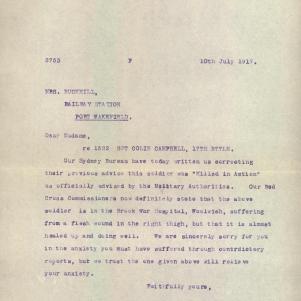 Soldier packet page