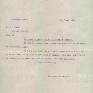 Soldier packet page