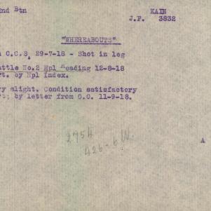 Soldier packet page