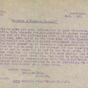 Soldier packet page