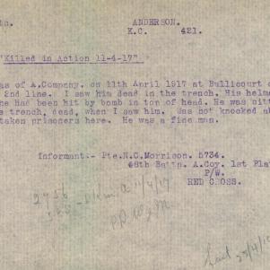 Soldier packet page