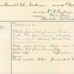 Soldier packet page